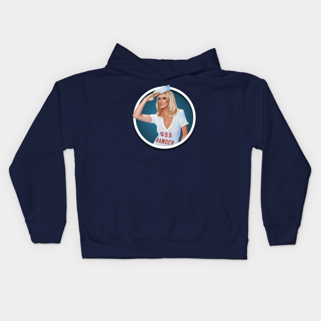 Suzanne Somers Kids Hoodie by Zbornak Designs